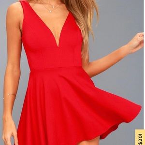 Red Romper - worn once